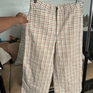 Madewell Women’s Multicolor Checkered Chinos